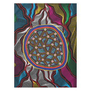 Toalha De Mesa Design- 15 Tablete Aboriginal