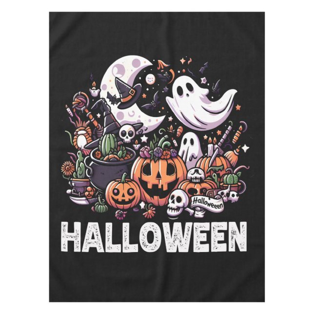 Toalha De Mesa Design de halloeen (Frente)