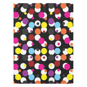 Toalha De Mesa Design de Padrão de Superfície das Bolinhas Colori
