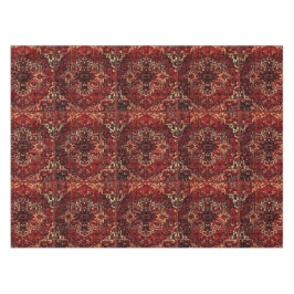 Toalha De Mesa design de tapete oriental vermelho escuro