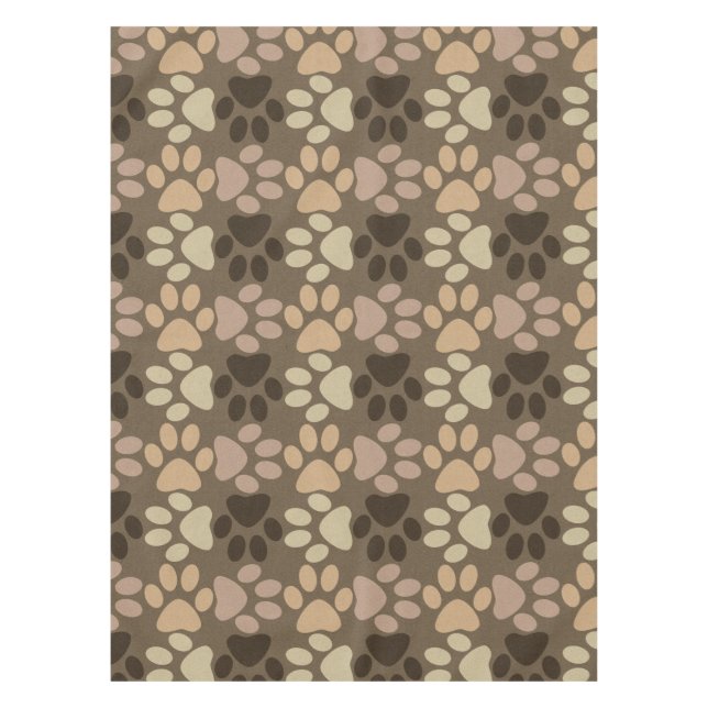 Toalha De Mesa Design do impressão da pata (Frente)