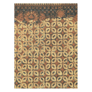 Toalha De Mesa Design do padrão de arte do café Bean Batik