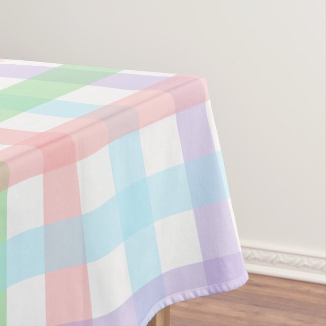 Toalha De Mesa Design do Pastel Stripes (Posição Original)