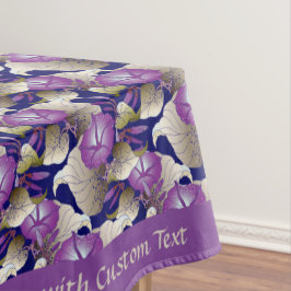 Toalha De Mesa Design Floral Elegante Lavanda Chic Roxo