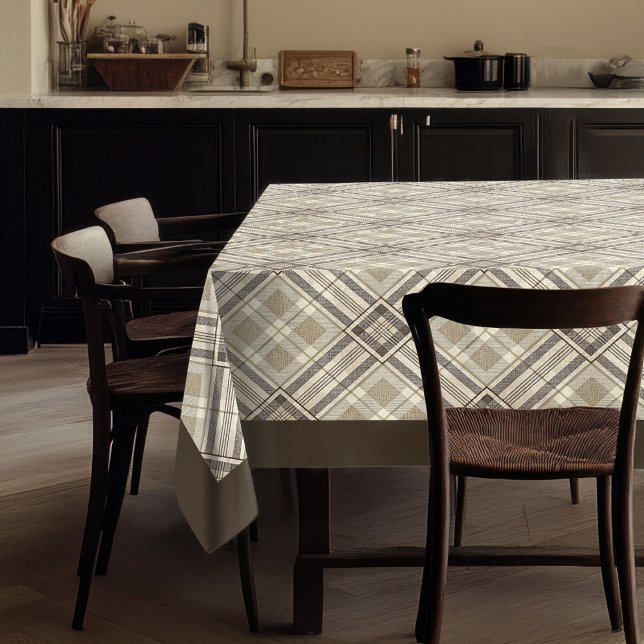 Toalha De Mesa Design Geométrico Scandi-Inscrito em Tablecloth (Scandi-Inspired Tablecloth Subtle Geometric Design)