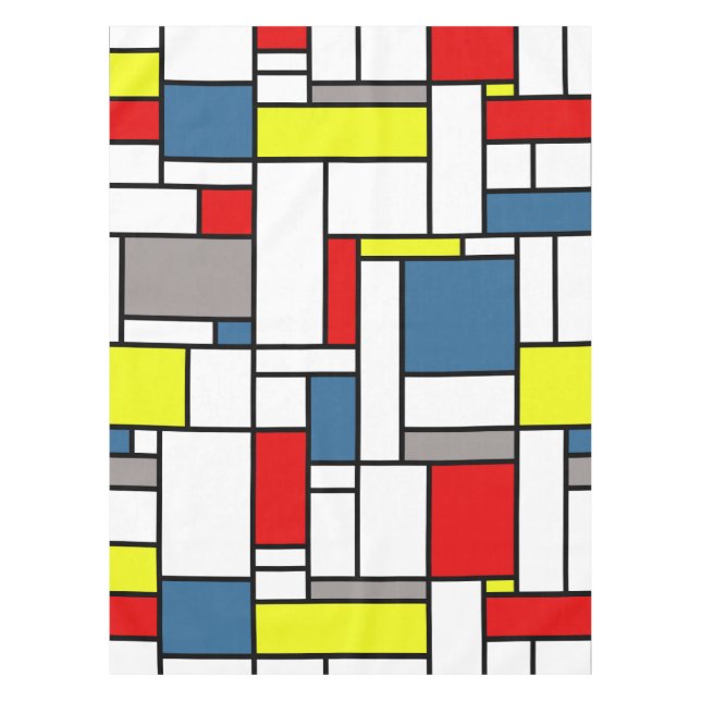 Toalha De Mesa Design mondrian (Frente)