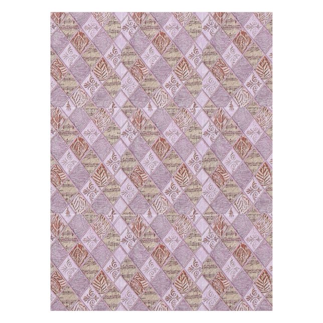 Toalha De Mesa Designs De Diamante Em Pinks (Frente)