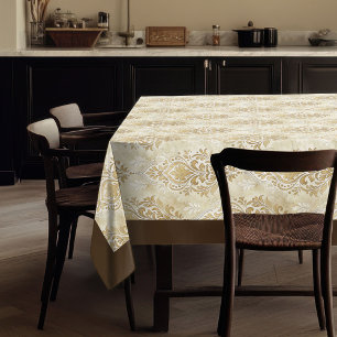 Toalha De Mesa Designs de espiral de Impressão de Damasco para Aq