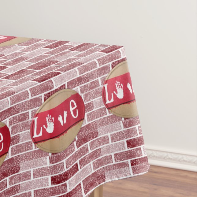 Toalha De Mesa Dia de os namorados Tablecloth (Posição Original)