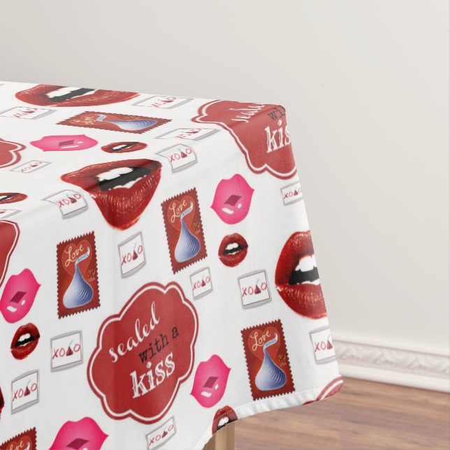 Toalha De Mesa Dia de os namorados Tablecloth (Posição Original)