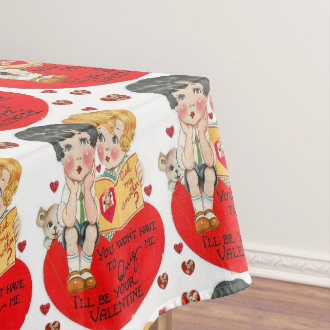 Toalha De Mesa Dia de os namorados Tablecloth (Posição Original)