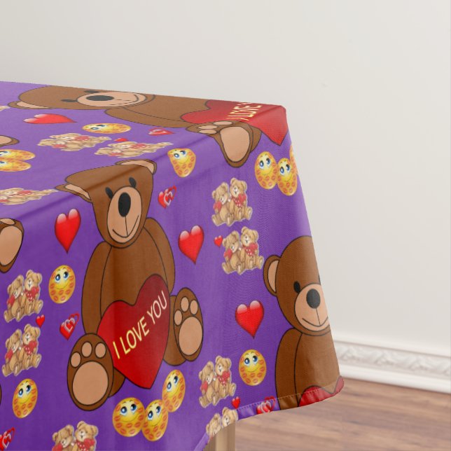 Toalha De Mesa Dia de os namorados Tablecloth (Posição Original)