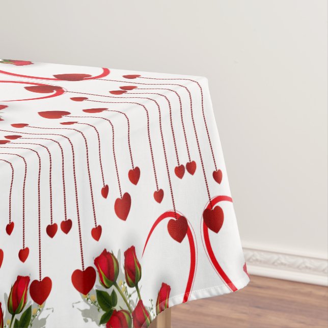 Toalha De Mesa Dia de os namorados Tablecloth (Posição Original)
