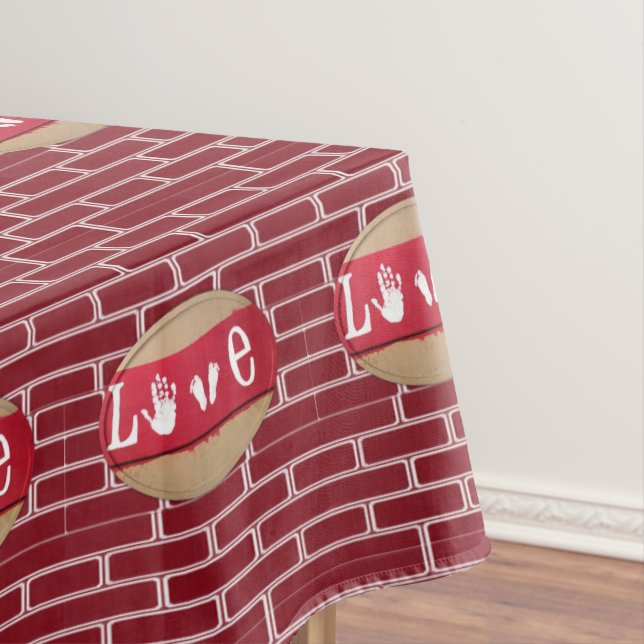 Toalha De Mesa Dia de os namorados Tablecloth (Posição Original)