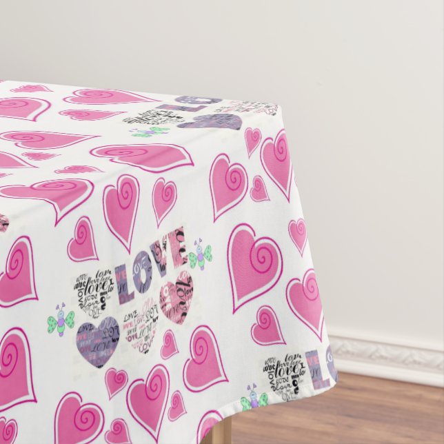 Toalha De Mesa Dia de os namorados Tablecloth (Posição Original)