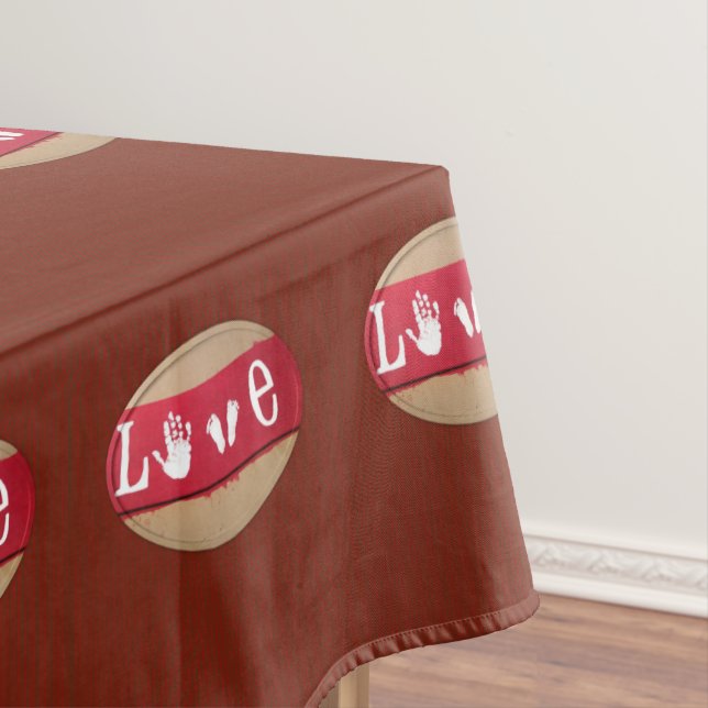 Toalha De Mesa Dia de os namorados Tablecloth (Posição Original)