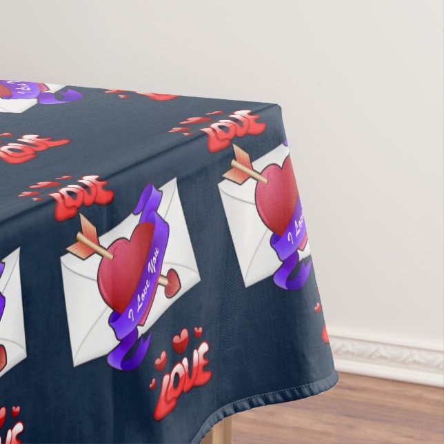 Toalha De Mesa Dia de os namorados Tablecloth (Posição Original)