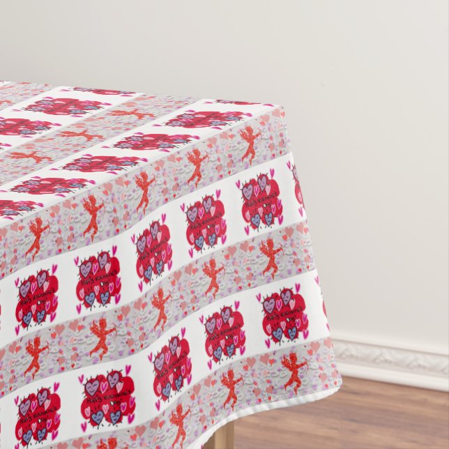 Toalha De Mesa Dia de os namorados Tablecloth (Posição Original)