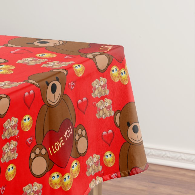 Toalha De Mesa Dia de os namorados Tablecloth (Posição Original)