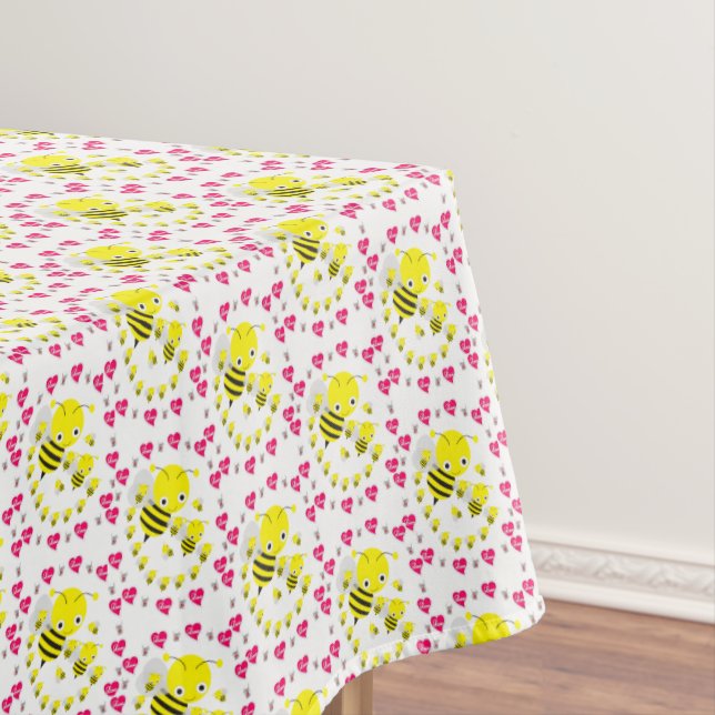 Toalha De Mesa Dia de os namorados Tablecloth Bumblebee (Posição Original)