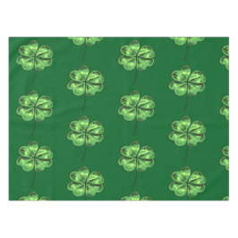 Toalha De Mesa Dia de Patrick com vergonhas em verde