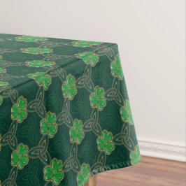 Toalha De Mesa Dia de São Patrício geométrico Celtic Triskele Sha