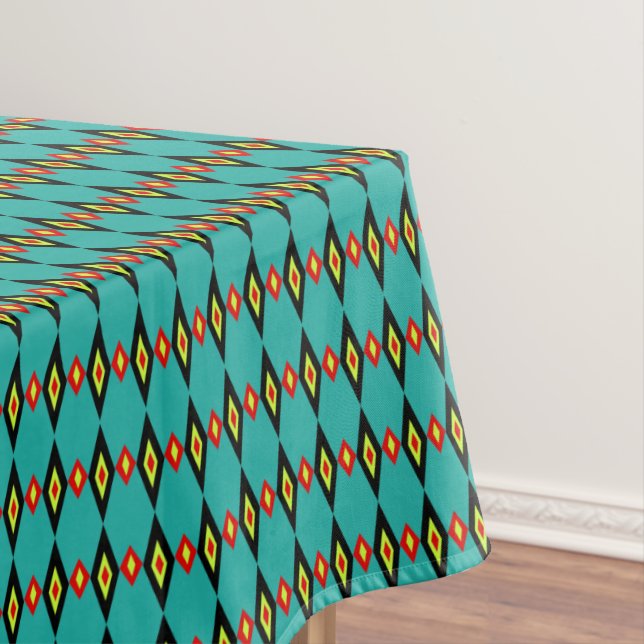 Toalha De Mesa Diamantes de Caça (Posição Original)
