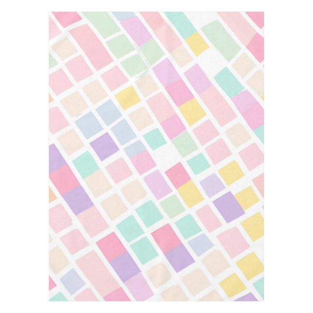 Toalha De Mesa Dinheiro de Primavera de Pastel controlado com Cot (Frente)