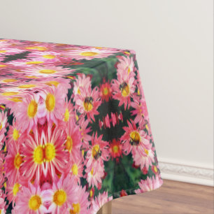 Toalha De Mesa Disias Rosa E Abstrato De Abelhas De Bumble
