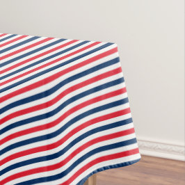 Toalha De Mesa Diversão Vermelho Branco e Azul Celebração Patriót