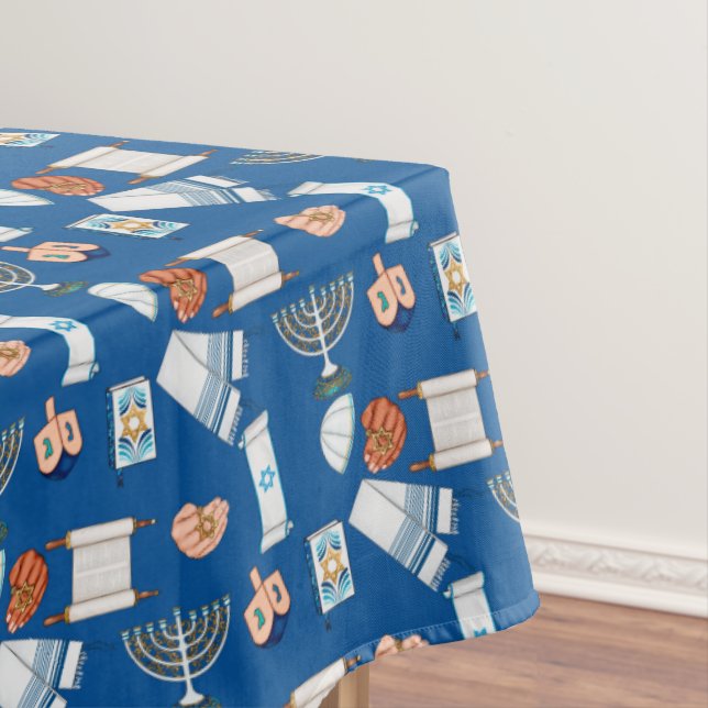 Toalha de mesa divertida de Hanukkah (Posição Original)