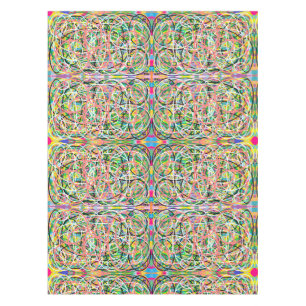 Toalha De Mesa Dizzy Lizzy Hula Hoop pastel shades design