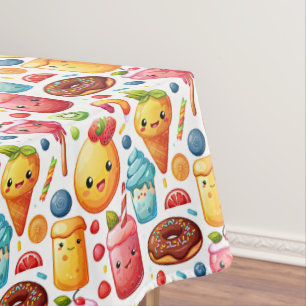 Toalha De Mesa Doces engraçados e engraçados