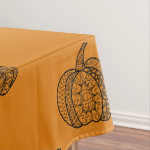 Toalha De Mesa Dodores de Halloween Boho mandala bombeiros outono