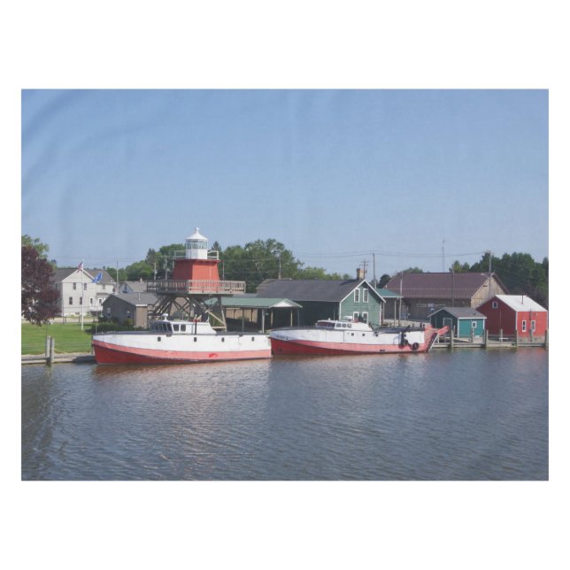 Toalha De Mesa Dois Rios, em Wisconsin (Frente (Horizontal))