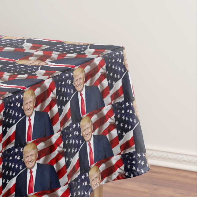TOALHA DE MESA DONALD TRUMP PATRIOTIC TABLECLOTH (Posição Original)