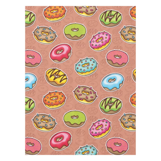 Toalha De Mesa Donuts (Frente)