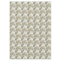 Dourada faixa de folhas tropicais verdes