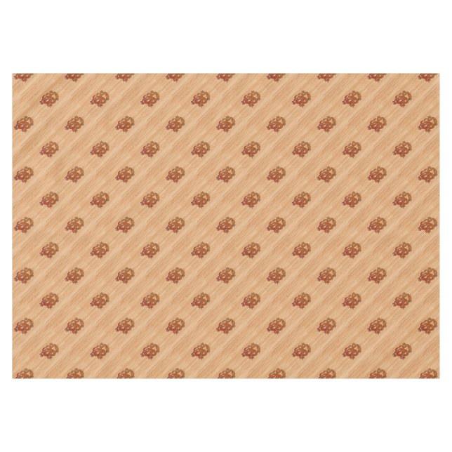 Toalha De Mesa Dragão oriental em Bamboo (Frente (Horizontal))