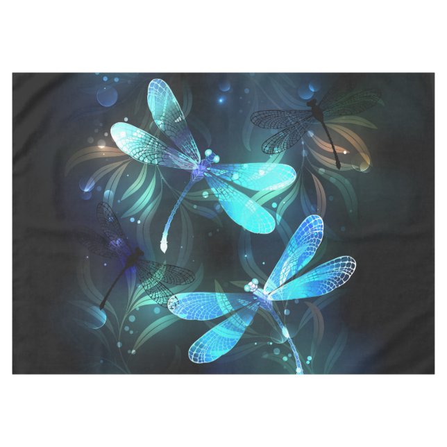 Toalha De Mesa Dragonflies de lago (Frente (Horizontal))