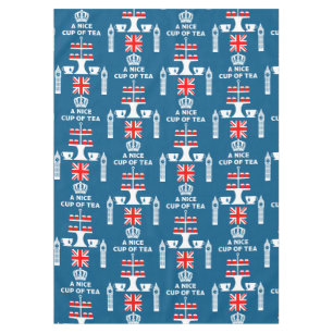Toalha De Mesa Drinkers Clássicos de Chá Britânicos