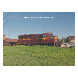 Toalha De Mesa Duluth Mesabi Iron Range Locomotive 316 Tablecloth