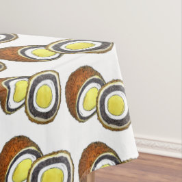 Toalha De Mesa Duro de ovos de sopa cozinhados britânicos Comida 