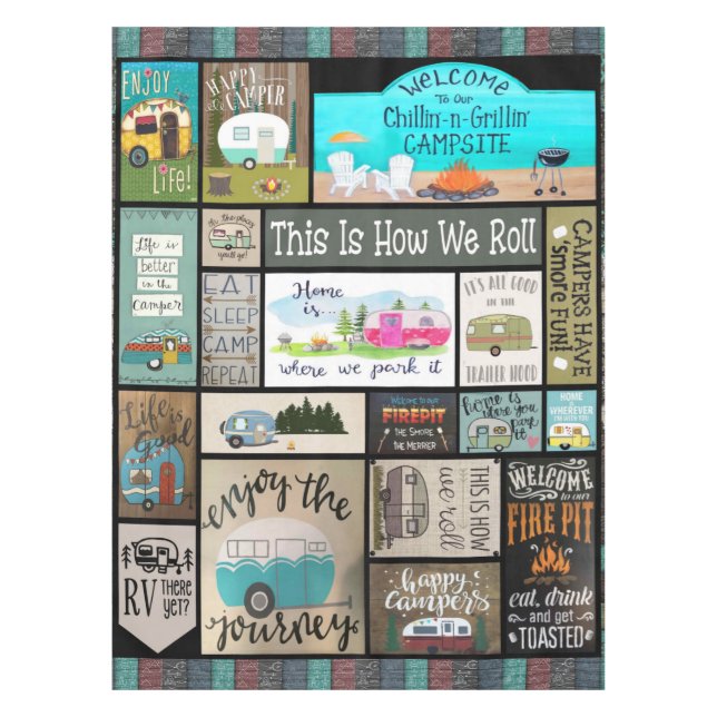 Toalha De Mesa É Assim Que Vamos (Frente)