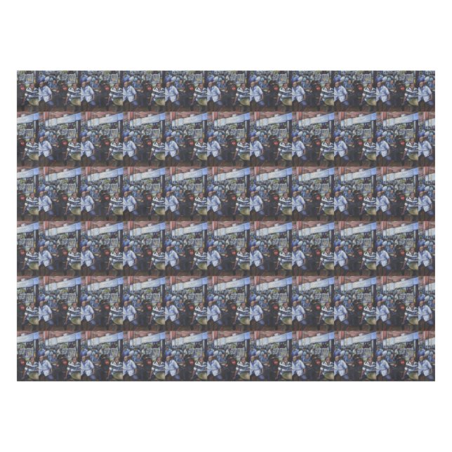 Toalha De Mesa E... ela se casou com o marinheiro. (Frente (Horizontal))