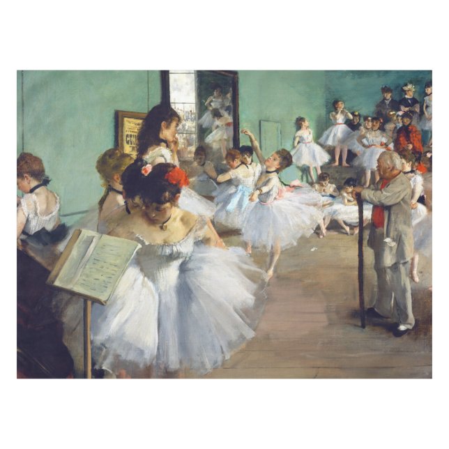 Toalha De Mesa Edgar Degas - A Classe da Dança (Frente (Horizontal))