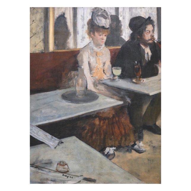 Toalha De Mesa Edgar Degas - Num Café / A Absinthe (Frente)