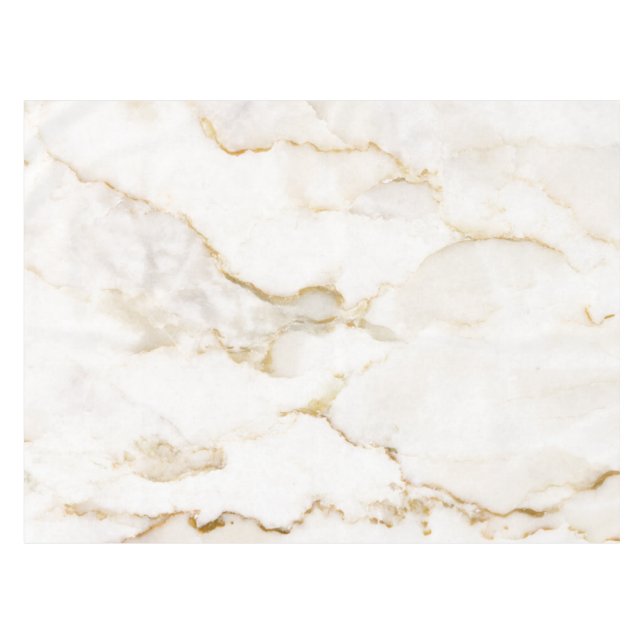 Toalha De Mesa Efeito de Mármore Dourado Moderno (Frente (Horizontal))