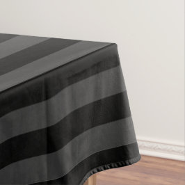 Toalha De Mesa Elagnat Black & Enfumaçado Vertical Strips