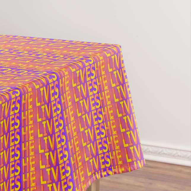 Toalha De Mesa Ele Mora (Posição Original)